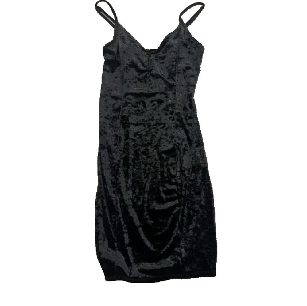 KENDALL & KYLIE black velvet dress bodycon